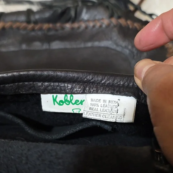 Kobler Black Leather Fringe Bag - Picture 10 of 13